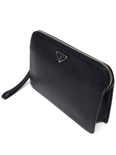 2VF056 Saffiano leather pouch bag clutch - PRADA - BALAAN 2