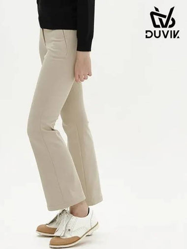 Mink Bonding Semi Bootcut Pants DD4WPT382LB - DUVIK - BALAAN 1