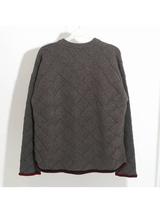 Intrecciato Knit Top Grey - BOTTEGA VENETA - BALAAN 3