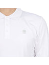 Golf wear polo brushed long sleeve t-shirt G00563 001 - HYDROGEN - BALAAN 8