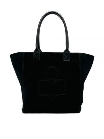 Yenky Small Suede Tote Bag Black - ISABEL MARANT - BALAAN 2