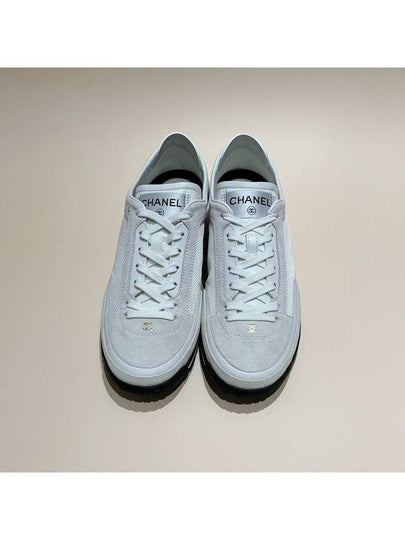 Mesh White Sneakers G40012 - CHANEL - BALAAN 2