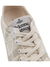 ORB Print Canvas Low Top Sneakers Beige - VIVIENNE WESTWOOD - BALAAN 9