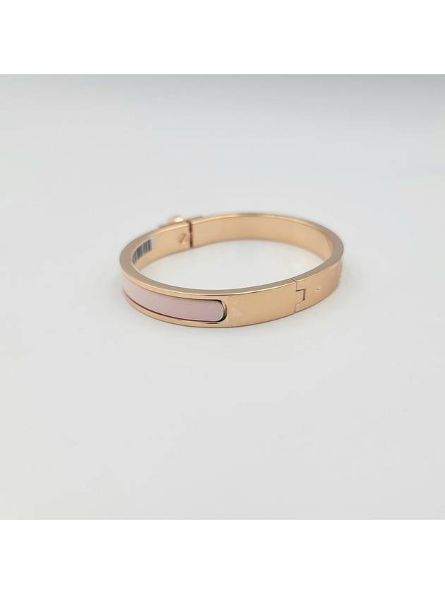 Mini Clic Kelly Bracelet Rose Gold - HERMES - BALAAN 4