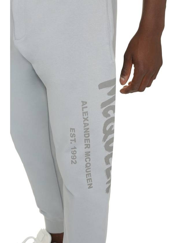 Men's Graffiti Track Pants Dove Gray - ALEXANDER MCQUEEN - BALAAN 6