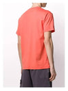 Logo Patch Short Sleeve T-Shirt Orange - STONE ISLAND - BALAAN 6