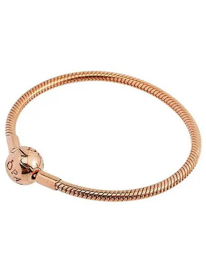 Moments Snake Chain Bracelet Rose Gold - PANDORA - BALAAN 2