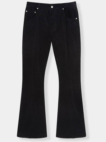 Carpenter Corduroy Flare Bootcut Pants Black - KINETO - BALAAN 1