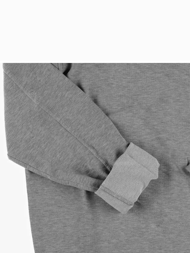 Light Fleece Crew Neck Sweatshirt Grey - CP COMPANY - BALAAN 4