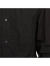 Men's Poplin Long Sleeve Shirt Black - CP COMPANY - BALAAN 9