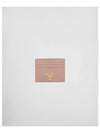 Metal Logo Saffiano Card Wallet Powder Pink - PRADA - BALAAN 2