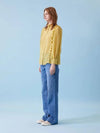 Women's Volume Chiffon China Puff Blouse Yellow - VOYONN - BALAAN 6