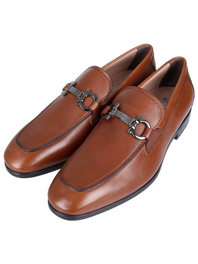 Men's Gancini Loafers Brown - SALVATORE FERRAGAMO - BALAAN 2