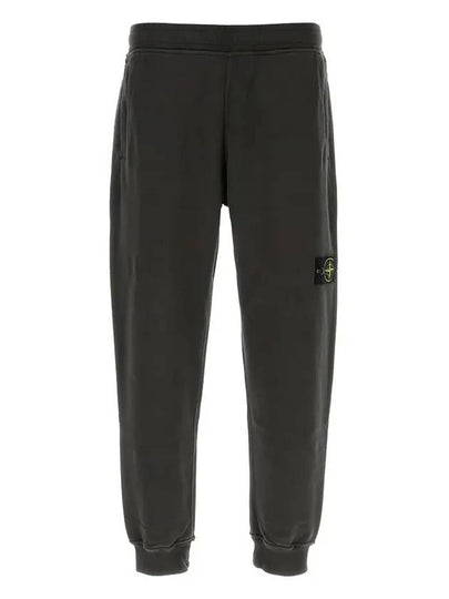 Signature Wappen Patch Cotton Baggy Pants Lead Grey - STONE ISLAND - BALAAN 2