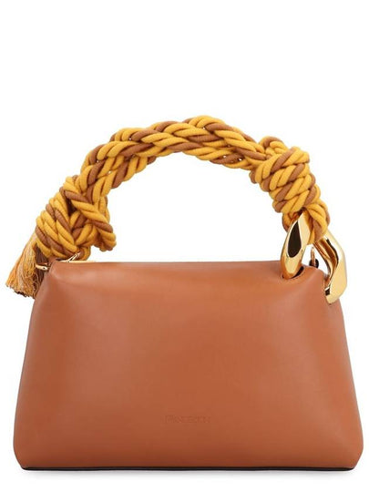 Corner Leather Tote Bag Pecan - JW ANDERSON - BALAAN 2