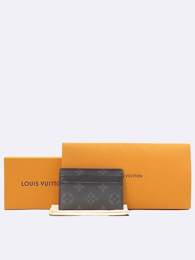 Louis Vuitton M62170 Monogram Eclipse Double Card Holder - LOUIS VUITTON - BALAAN 1