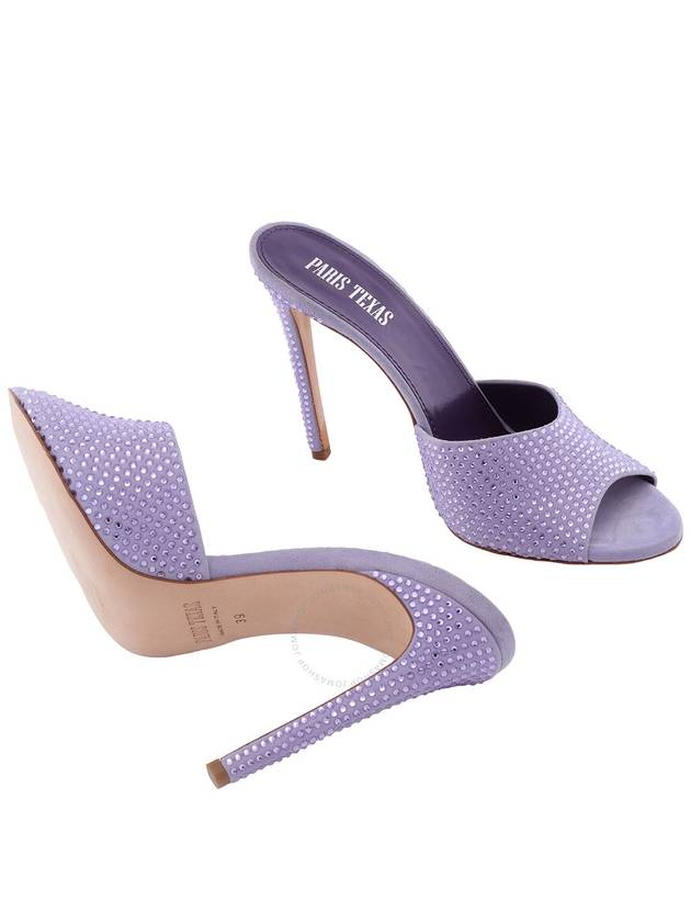 Paris Texas Ladies Light Amethyst Hollywood 75 Mules, Brand Size 38 ( US Size 8 ) - PARIS TEXAS - BALAAN 3