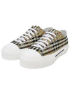 Vintage Check Cotton Sneakers Archive Beige - BURBERRY - BALAAN 5