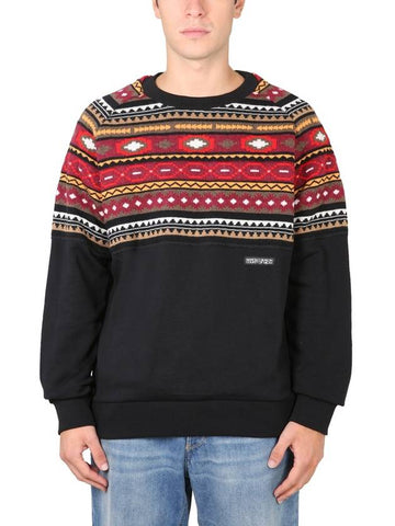 FELPA IN LANA E COTONE - MARCELO BURLON - BALAAN 1