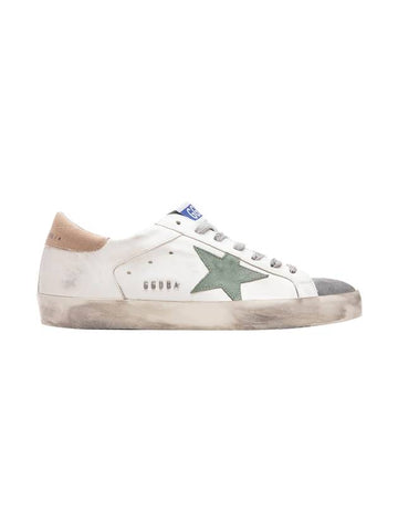 Superstar Low Top Sneakers Military Green White - GOLDEN GOOSE - BALAAN 1