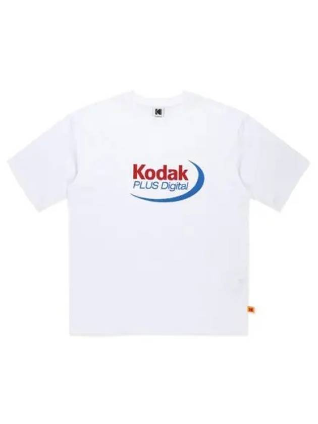 KODAK Apparel stereo semi overfit short sleeved T shirt white - KODO - BALAAN 1