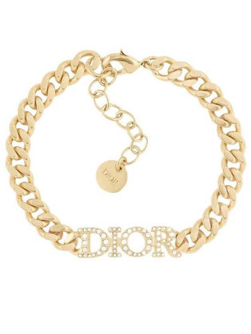 Revolution Crystals Bracelet Gold - DIOR - BALAAN 1