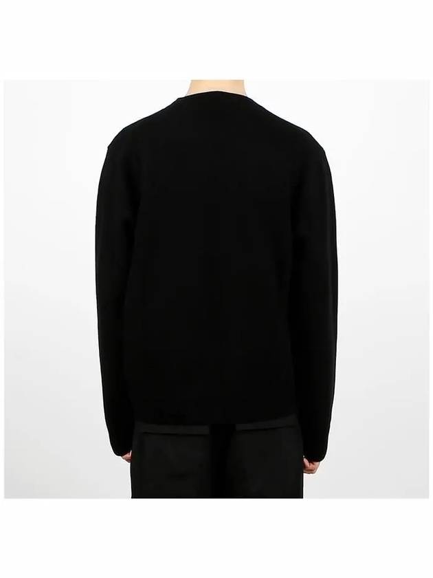 Anagram Wool Knit Top Black - LOEWE - BALAAN 5