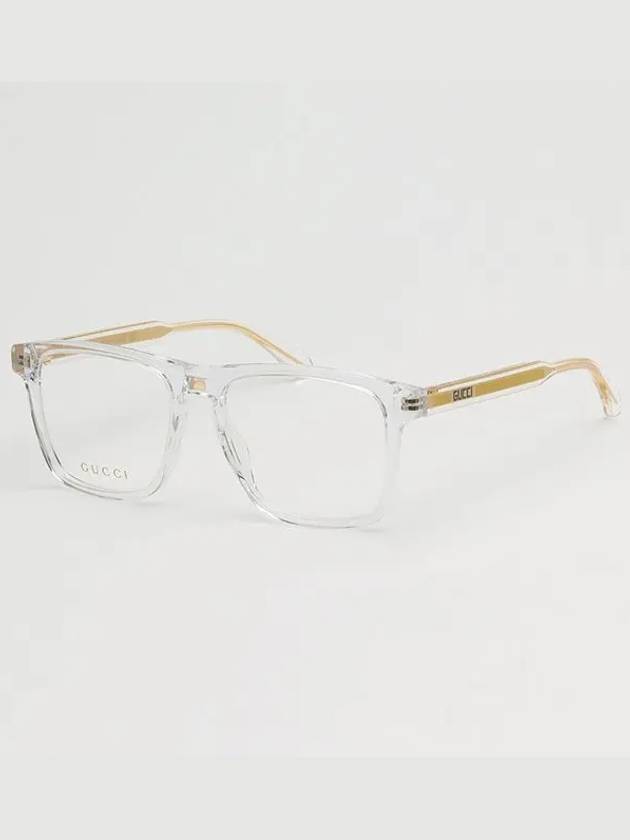 Glasses frame GG0561ON 005 transparent horn rim square - GUCCI - BALAAN 1