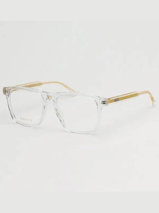 Glasses frame GG0561ON 005 transparent horn rim square - GUCCI - BALAAN 1