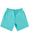 NRG Solo Swoosh Fleece Shorts Washed Teal - NIKE - BALAAN 1