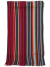 Spectrum Stripe Muffler Burgundy - PAUL SMITH - BALAAN 4