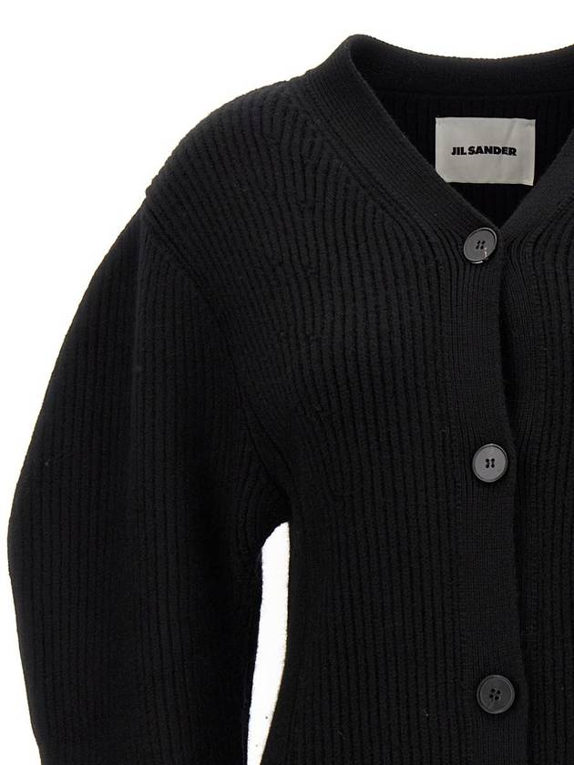 Jil Sander Ribbed Cardigan - JIL SANDER - BALAAN 3