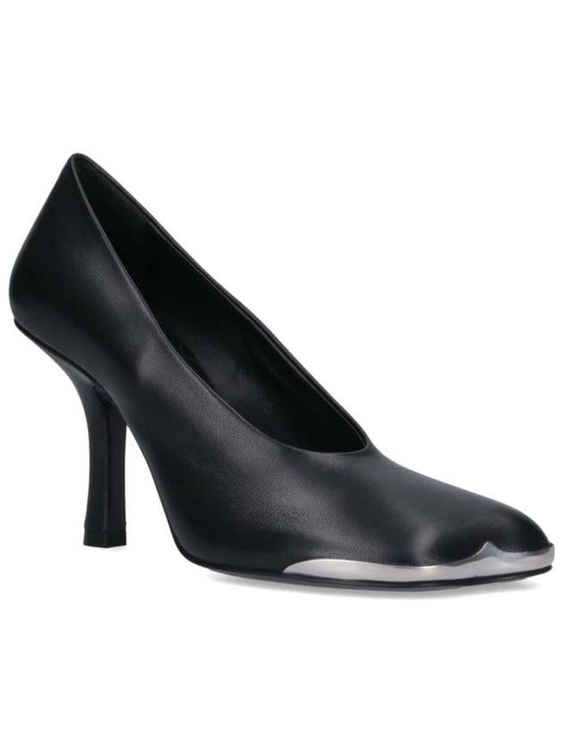 Duck Leather Pumps Black - BURBERRY - BALAAN 3