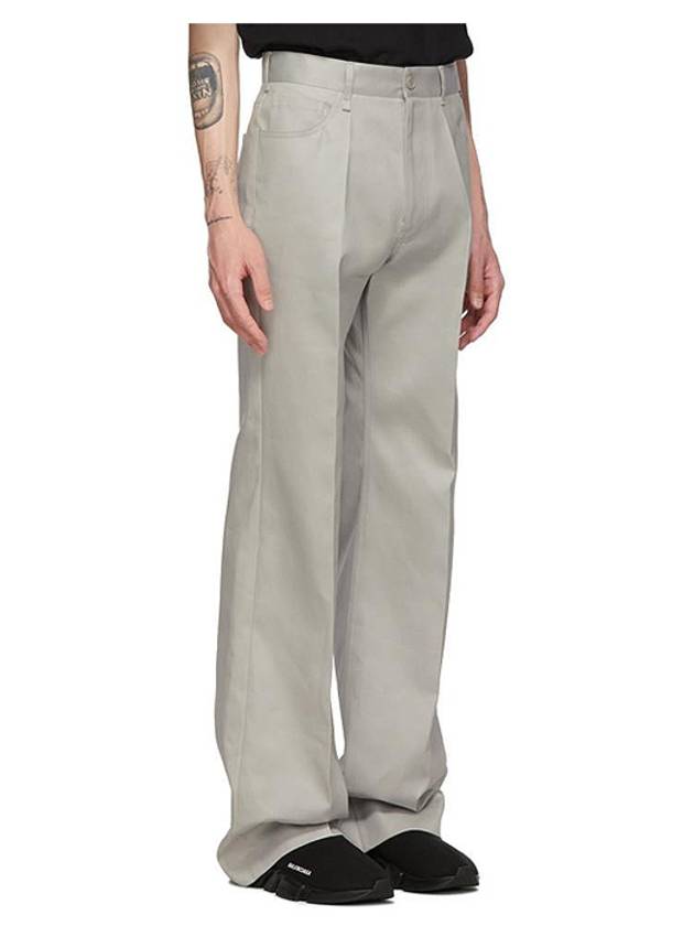 Fluid Wide Pants Pearl Grey - BALENCIAGA - BALAAN 3