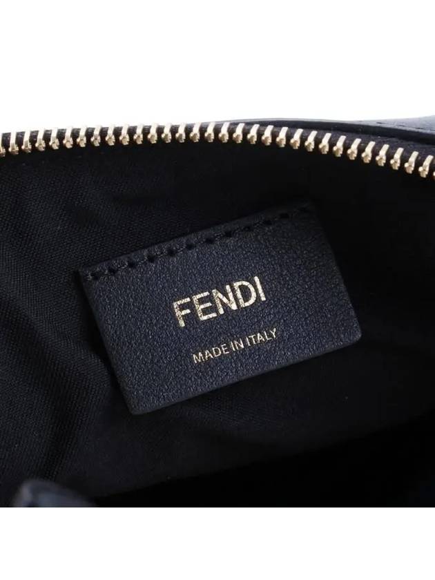 Fendigraphy Small Hobo Shoulder Bag Black - FENDI - BALAAN 8