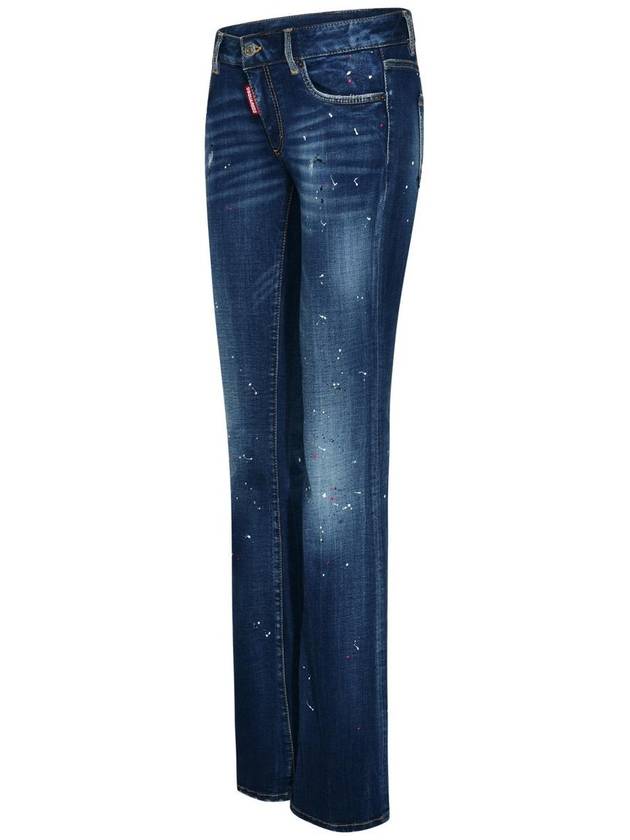 Denim Straight Pants S75LB0880 S30816 470 BLUE - DSQUARED2 - BALAAN 3