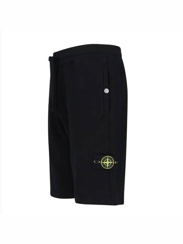 Wappen Patch Old Regular Fit Shorts Black - STONE ISLAND - BALAAN 3