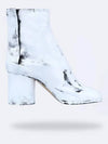 Paint Tabi Ankle Middle Boots White - MAISON MARGIELA - BALAAN.