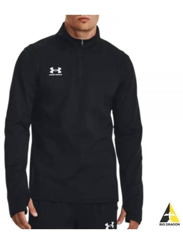 Men's Challenger Mid Layer High Neck Long Sleeve T-Shirt Black - UNDER ARMOUR - BALAAN 2