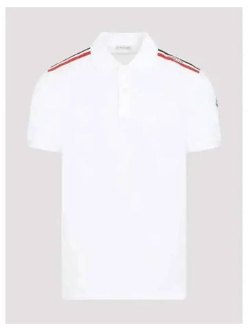 24 8A00020 89A16 002 Logo Patch Polo Shirt - MONCLER - BALAAN 1