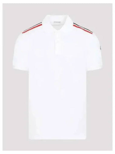 24 8A00020 89A16 002 Logo Patch Polo Shirt - MONCLER - BALAAN 1