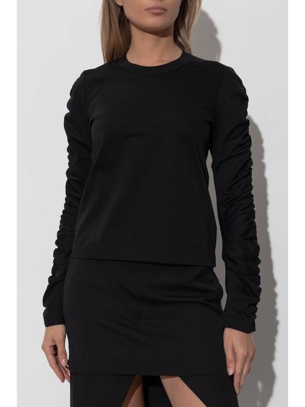 Comme Des Garçons Noir Kei Ninomiya Cotton Top, Women's, Black - COMME DES GARCONS - BALAAN 3