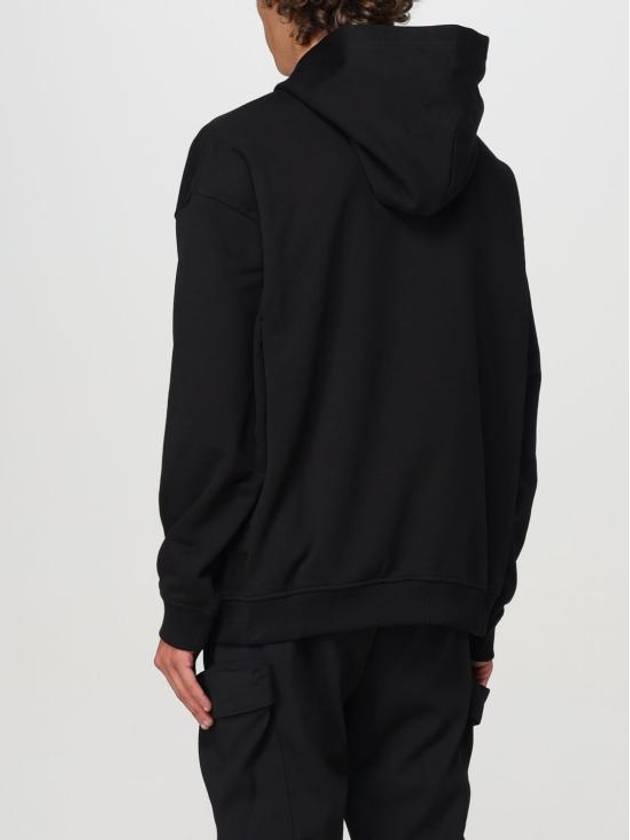 D Logo Patch Hoodie Black - DIESEL - BALAAN 3