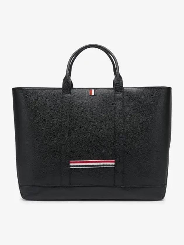 Oversized Tool Tote Bag Black - THOM BROWNE - BALAAN 2