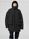 Add Cargo Pack Jumper Hooded Jacket Black - ATHPLATFORM - BALAAN 3