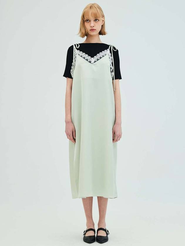 Lace Bustier Long Dress Mint - OPENING SUNSHINE - BALAAN 2