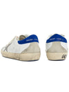 Superstar Blue Heel Tab Low Top Sneakers White - GOLDEN GOOSE - BALAAN 8