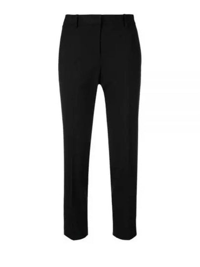 Women's Good Wool Treeca Crop Pants Black - THEORY - BALAAN 2