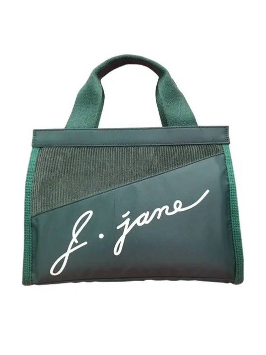 Golf Wear Corduroy Tote Bag Corduroy Tote Bag Green - J JANE - BALAAN 2