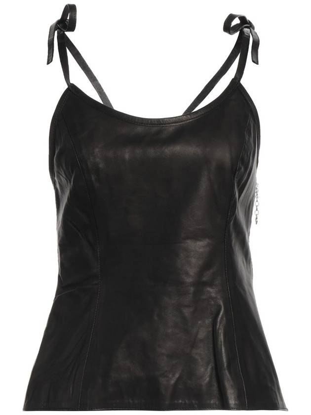 String Leather Sleeveless Black - OUR LEGACY - BALAAN 2